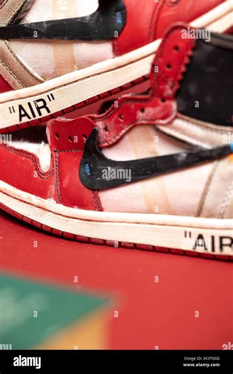 Rare Nike Air Jordan 1 Sneakers. Nike hype sneakers Stock Photo - Alamy