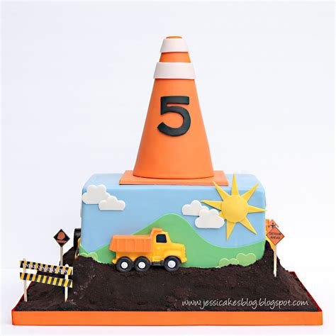 Construction Birthday Cake - Jessica Harris Cake Design