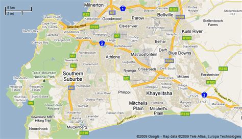 Khayelitsha Map - South Africa