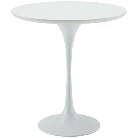 Tulip Style 20" Side Table | Side table wood, White side tables, Tulip ...