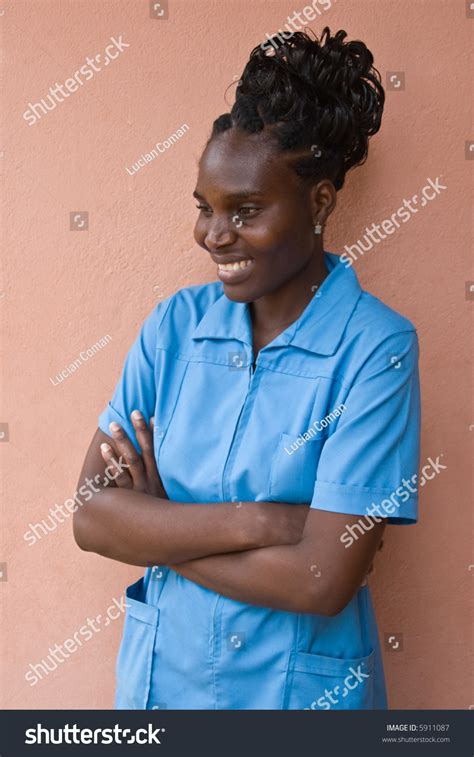 Portrait African American Woman Nurse Uniform Stock Photo 5911087 - Shutterstock