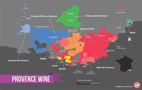 Essential Guide to Provence Wine Region (with maps) | Wine Folly | Wine map, Wine folly, Wine ...