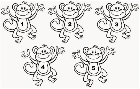 Five Little Monkeys Printable Book