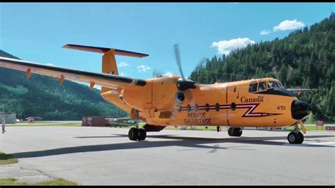 De Havilland Canada CC-115 DHC-5 Buffalo Close-Up Takeoff - YouTube