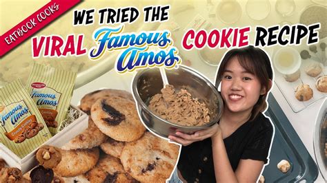 Famous Amos Cookie Recipe Singapore | Bryont Blog