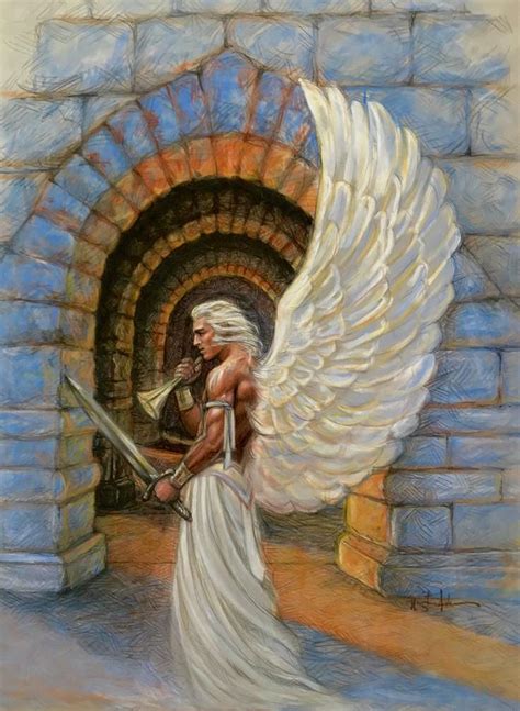 Warrior Angel Painting by Marguerite Anderson | Fine Art America