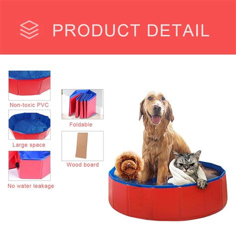 Portable Dog Pool Dog Swimming Pool Foldable Pet D... – Grandado