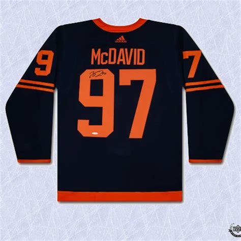 Connor McDavid Autographed Alternate Adidas Edmonton Oilers Jersey