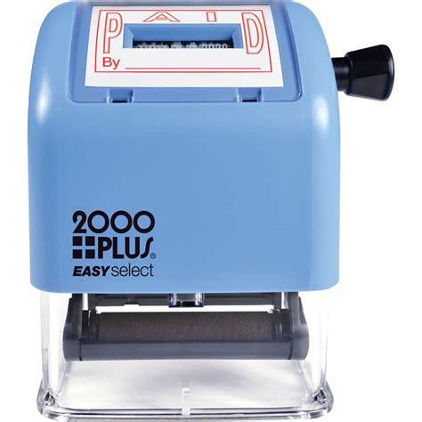 Consolidated Stamp 2000 Plus Self-inking Date Stamp - Date Stamp - 1 ...