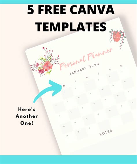 15 Free Printable Canva Templates - | Diy planner printables, Printable ...