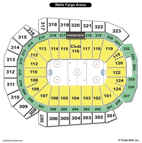 wells fargo arena des moines seating chart