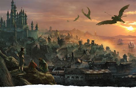 Pin by Josh Chaffin on Forgotten Realms | Fantasy city, Fantasy landscape, Fantasy art landscapes