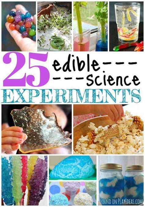 25 Edible Science Experiments For Kids | Science experiments kids, Diy science experiments, Kid ...