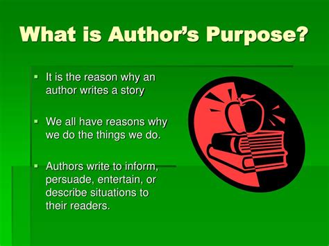 Author's Purpose Powerpoint 5th Grade