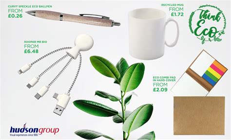 Hudson Group | Be sustainable with eco-friendly promotional products