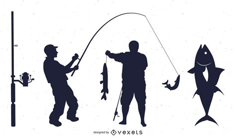 Fishing Silhouette Vector at Vectorified.com | Collection of Fishing Silhouette Vector free for ...