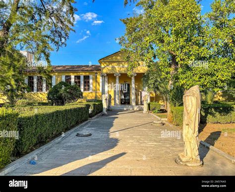 Exterior view of the Archaeological Museum of Sparta located in Sparta ...