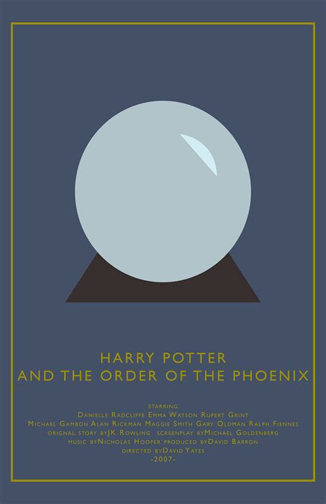 Harry Potter Minimalist Posters on Behance