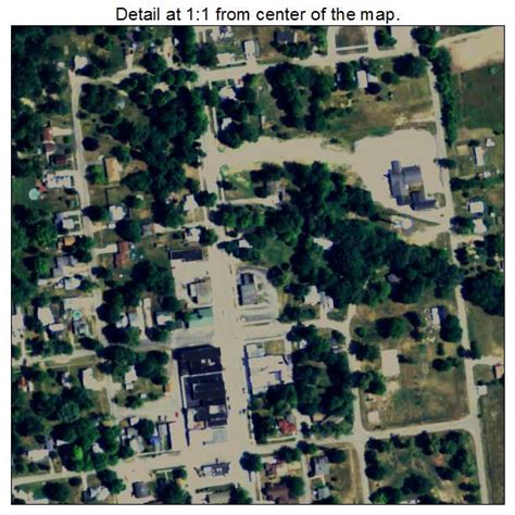 Aerial Photography Map of Camden, MI Michigan