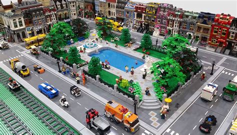 Modular City Park Overview 1 | Lego city display, Lego city, Lego city ...