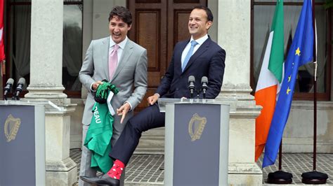 Justin Trudeau's Fun Socks Were Out Shined by Ireland's Young New ...