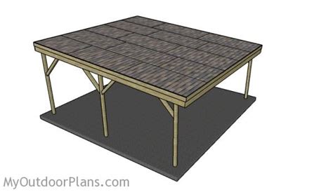 2 Car Carport Plans | MyOutdoorPlans