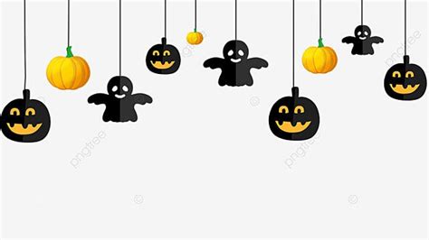 Ghost And Pumpkin Clipart PNG Images, Halloween Decorations Pumpkin Lanterns And Ghosts ...