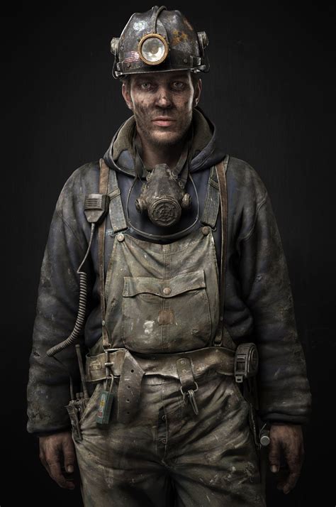 ArtStation - Miner, Chen Yi | Industrial photography, Coal mining ...