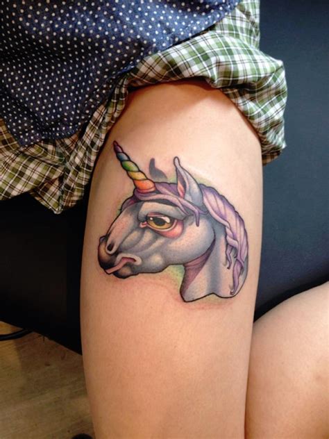 53 Best Unicorn Tattoo Designs For Women - TattooBlend