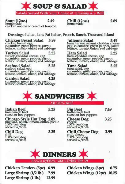 Mr. Submarine Menu, Menu for Mr. Submarine, Garfield Ridge, Chicago - Urbanspoon/Zomato