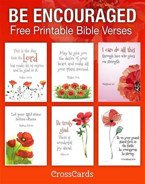 Be Encouraged! Free Printable Bible Verses | Printable bible verses ...