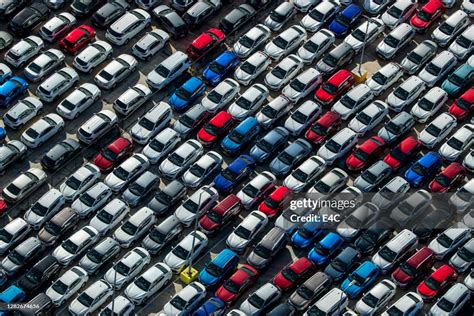 Aerial View Of Parked Cars High-Res Stock Photo - Getty Images