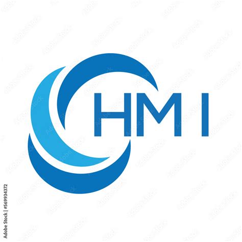 HMI Letter logo design template vector. HMI Business abstract connection vector logo. HMI icon ...