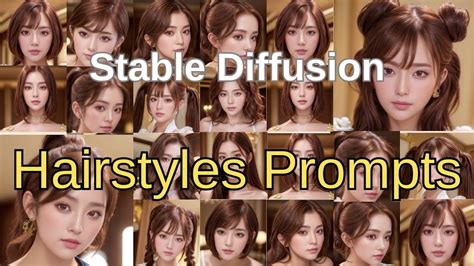 Hairstyles Prompts Compilation - Stable Diffusion - YouTube
