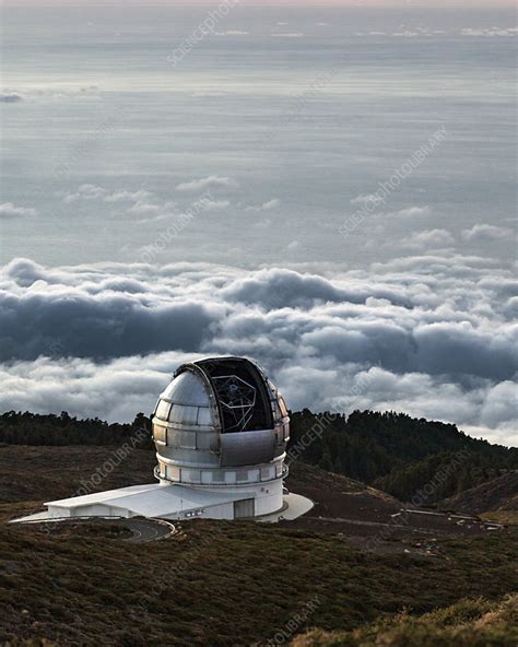 Gran Telescopio Canarias, Canary Islands - Stock Image - C024/3839 ...