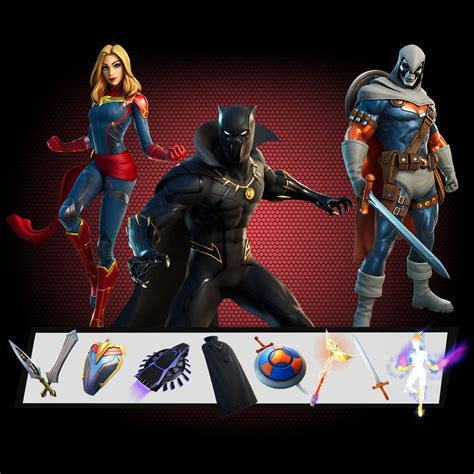 New Marvel Fortnite Skins Leaked