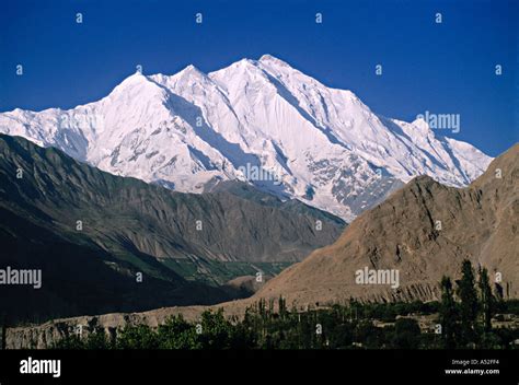 Rakaposhi, Hunza Valley, Pakistan Stock Photo - Alamy