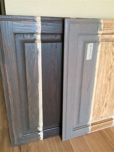 8 Pics Restaining Oak Cabinets Gray And Review - Alqu Blog