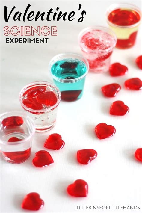 Valentine's Day Viscosity Experiment - Little Bins for Little Hands