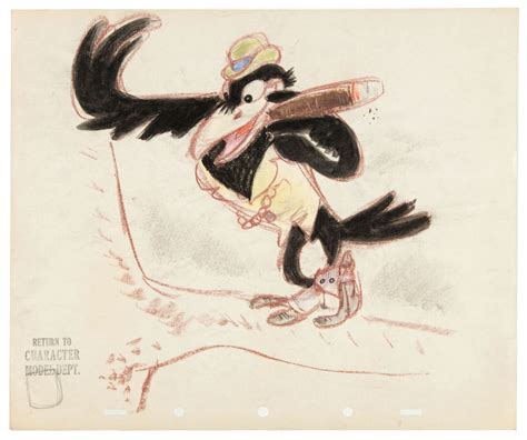 Hake's - JIM CROW FROM DUMBO CHARACTER STUDY ORIGINAL ART.