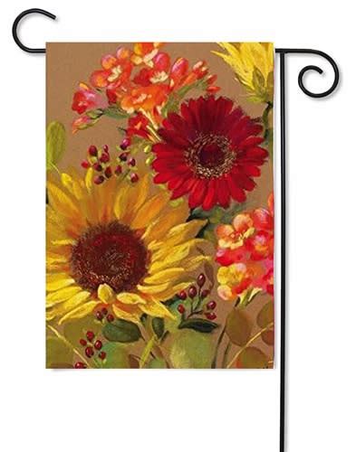 Fall Floral Decorative Garden Flag