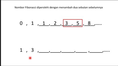 T2 BAB 1 POLA DAN JUJUKAN PART 3 Nombor Fibonacci - YouTube