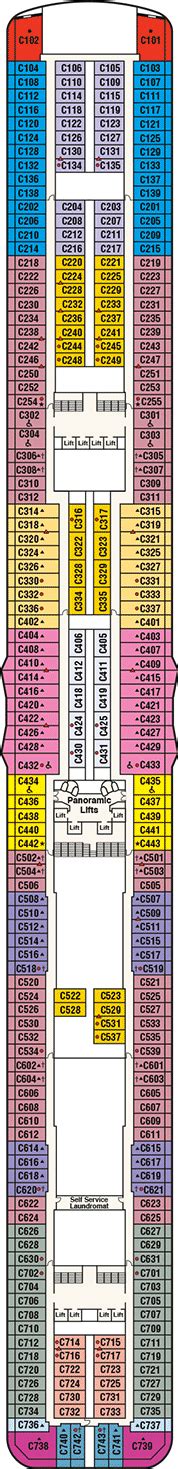 Regal Princess Deck plan & cabin plan