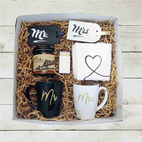 Mr Mrs Wedding Gift Box Unique Wedding Gift Engagement Gift for Couple – Define Design 11