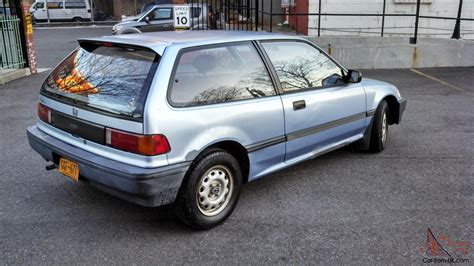 1988 Honda civic gas mileage