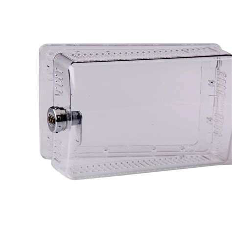 StatGuardPlus 9-1/4 in. x 6 in. x 2-5/8 in. Keyless Combination Lock Thermostat Guard Cover ...