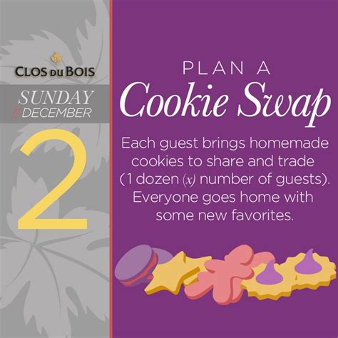 Holiday ideas: Cookie swap #closdubois #holiday | Cookie swap party, Cookie swap, Cookie party