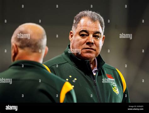 Australia head coach Mal Meninga ahead of the Rugby League World Cup ...