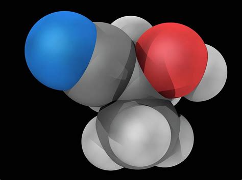 Acetone Cyanohydrin Molecule Photograph by Laguna Design/science Photo Library - Fine Art America