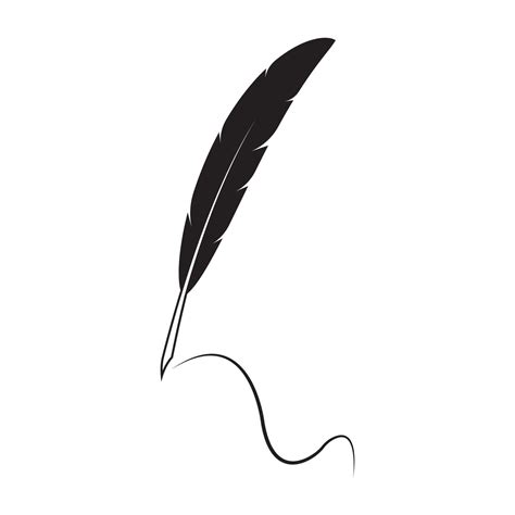 quill pen logo 16127973 Vector Art at Vecteezy